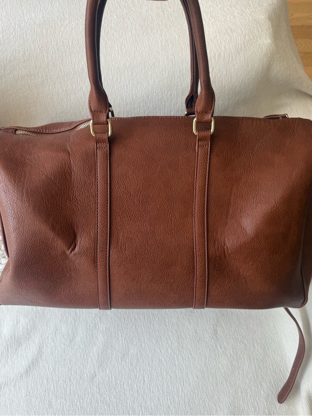 Sole Society Travel Duffel / Weekender, Cognac